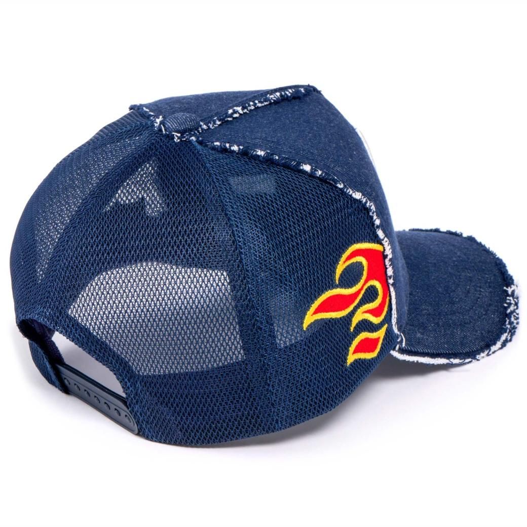 YK3D-444FP DENIM NVY RED