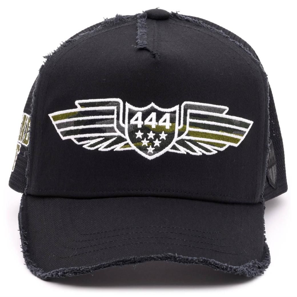 YKD-444WING BLK BLK WHT