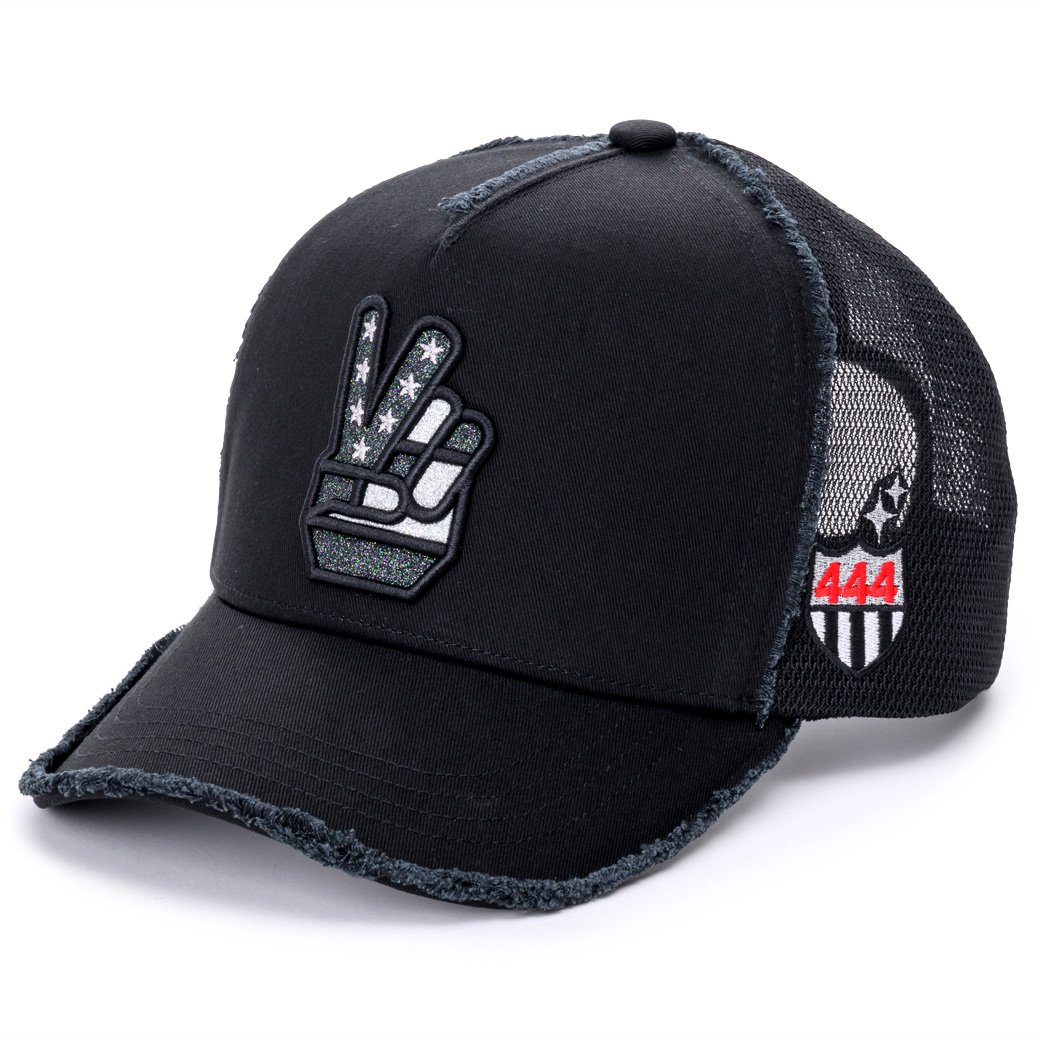 YK3DE-PEACE  BLK BLK SIL