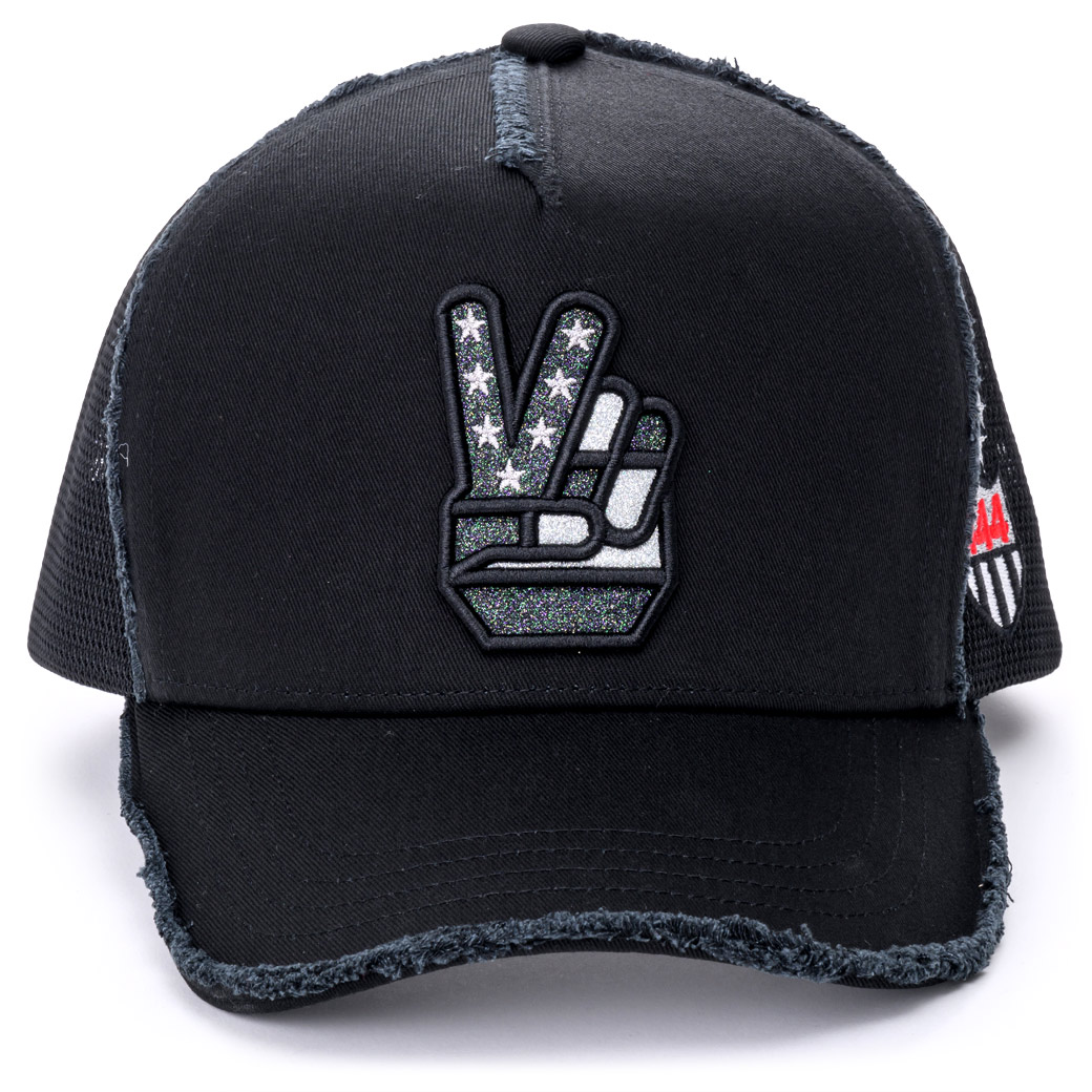 YK3DE-PEACE  BLK BLK SIL
